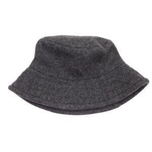 Eddie Bauer Wool Blend Bucket Hat Gray One Size Unisex Adult Cap Warm Outdoor